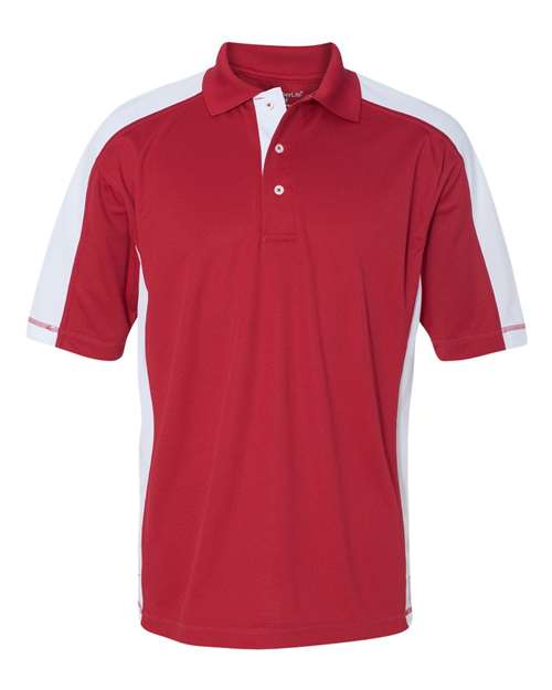 Colorblocked Moisture Free Mesh Polo