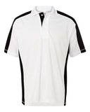 Colorblocked Moisture Free Mesh Polo