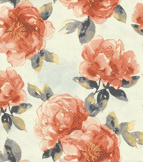 Kelly Ripa Swoon Nectar Floral Cotton Polyester Upholstery Fabric - Nectar Floral, 54" Width (1 Yard)