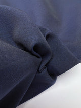Italian Changeant Wool Polyamide Fabric Blue Black