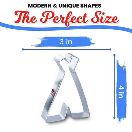 Teepee Cookie Cutter 4 in B1358