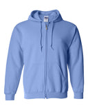 Sudadera con capucha y cremallera completa Gildan Heavy Blend - Forro polar cálido de manga larga