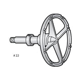 Alfa VS-22DH Disc Holder for # 22 Grater/Shredder Attachment OEM # ML-16226-Z