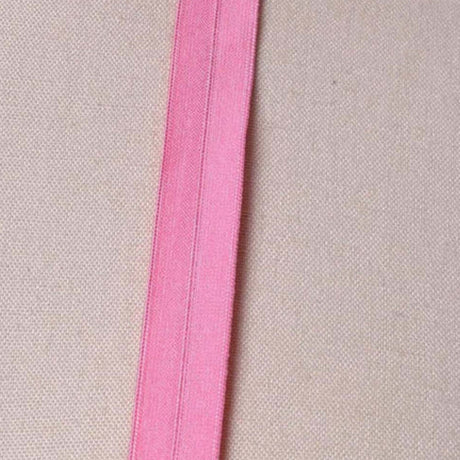 3 Yards Taffy Pink Stretch Bias Fold Over Elastic Trim 5/8"