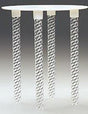 Coast Columns - 9" Acrylic Spiral, 4 pcs