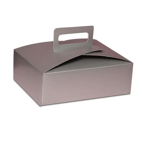 Handled Flat Take-Out Container Sturdy 9" x 7" x 3"