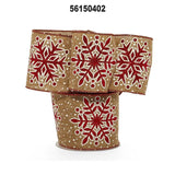 1 Roll Holiday Ribbon Deals 4" x 10 yd Christmas Ribbon