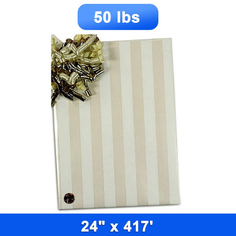 Extra Long Striped Wrap 24'' x 417' Roll 50lbs