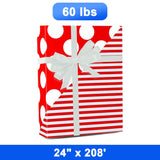 Striped Wrapping Paper 24" x 417' Roll 60 lbs