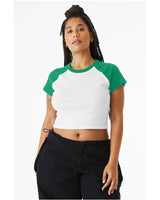 Bella + Canvas® Ladies Micro Ribbed Raglan Baby T Shirt