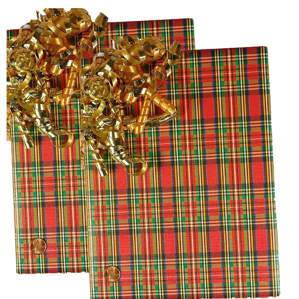 Plaid Christmas Wrapping Paper Embossed Plaid 30 ''*833 '