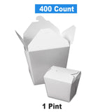 Microwave Safe Chinese Take Out Boxes 1 Pint Set of 400