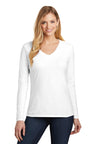 District® Women’s Long Sleeve V-Neck Tee