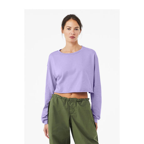 Bella + Canvas® Ladies Cropped Long Sleeve T Shirt