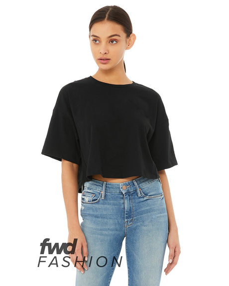 Bella + Canvas® FWD Fashion Ladies Short Sleeve Jersey Cropped T-Shirt