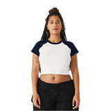 Bella + Canvas® Ladies Micro Ribbed Raglan Baby T Shirt