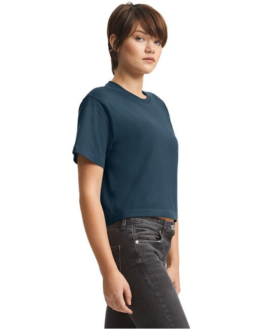 American Apparel® Ladies Fine Jersey Crewneck Short Sleeve Boxy T Shirt