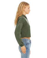 BELLA+CANVAS® Women’s Cropped Fleece Hoodie Sweatshirt Soft, Sustainable & Stylish