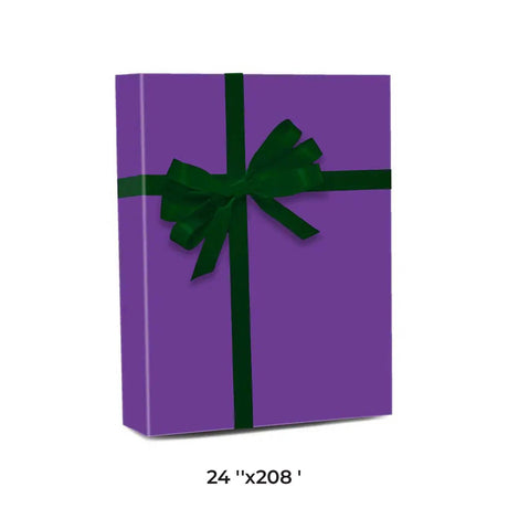 24" x 208' Wrapping Paper Vibrant Solid Colors 60 lbs
