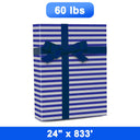 Striped Wrapping Paper 24" x 833' Roll 60 lbs