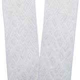 Textured Diamond Block Design Wired Ribbon 2.5" x 10 Yards
