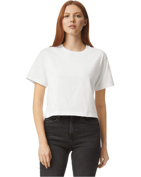 American Apparel® Ladies Fine Jersey Crewneck Short Sleeve Boxy T Shirt