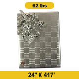 Deluxe Metallic Foil Wrapping Paper Roll 24'' × 417'