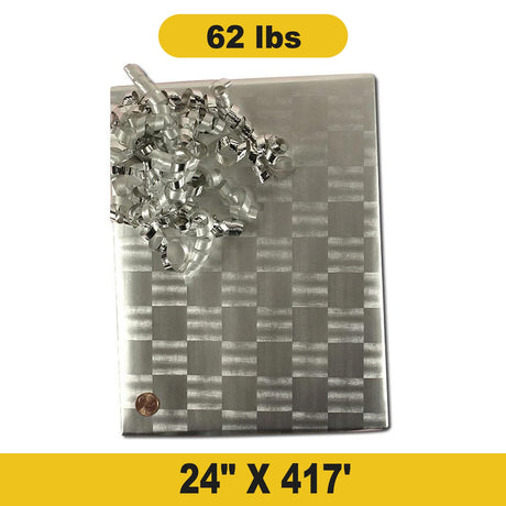 Deluxe Metallic Foil Wrapping Paper Roll 24'' × 417'