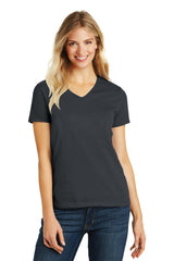 District® Women’s Perfect Blend Short Sleeve CVC V-Neck Tee