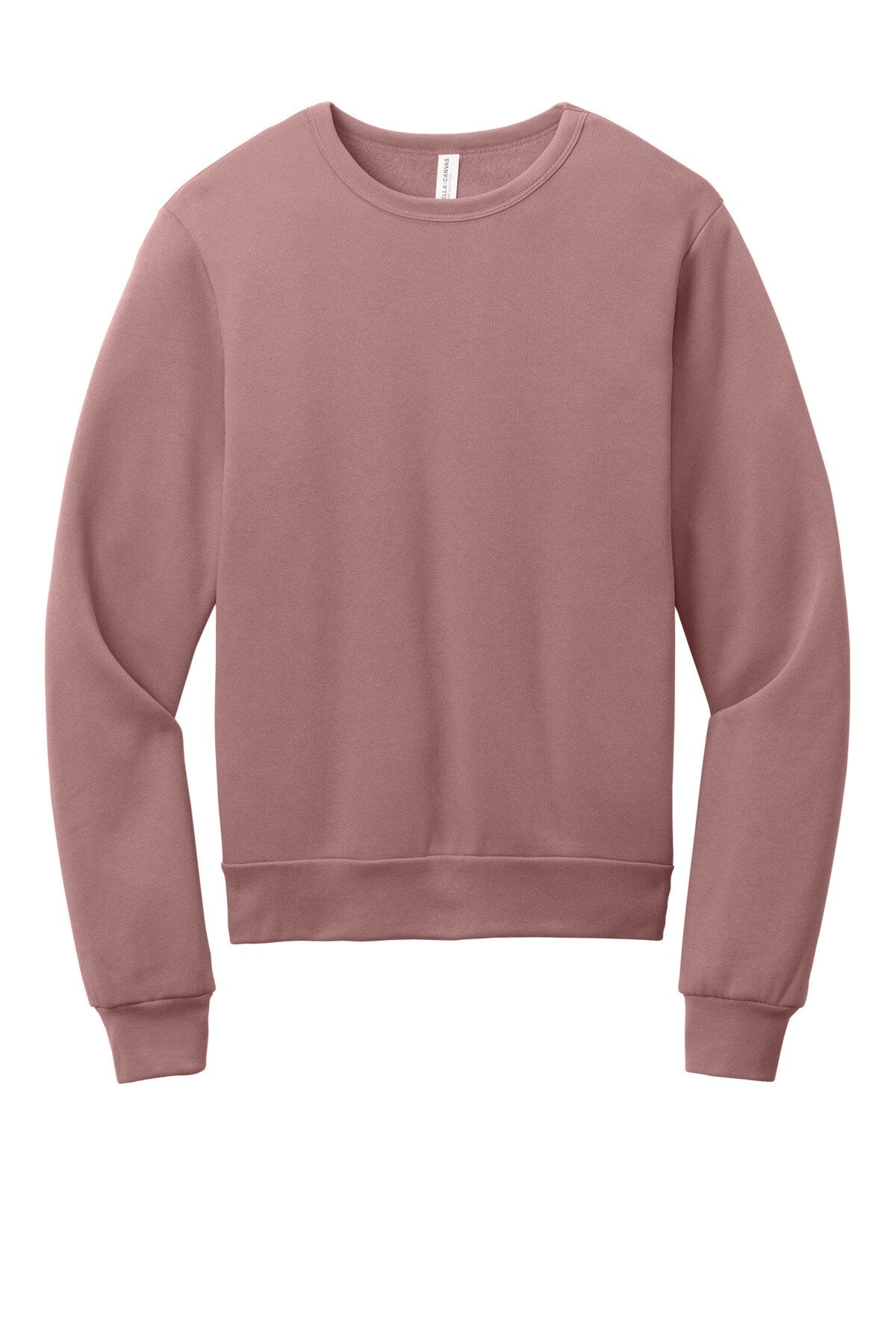 BELLA+CANVAS® Unisex Sponge Fleece Classic Crewneck Long Sleeve Sweatshirt