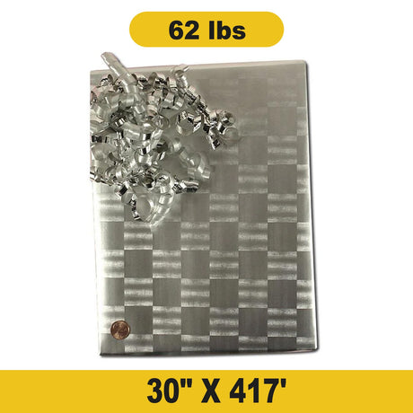 Elegant Metallic Foil Wrapping Paper Roll 30'' × 417'