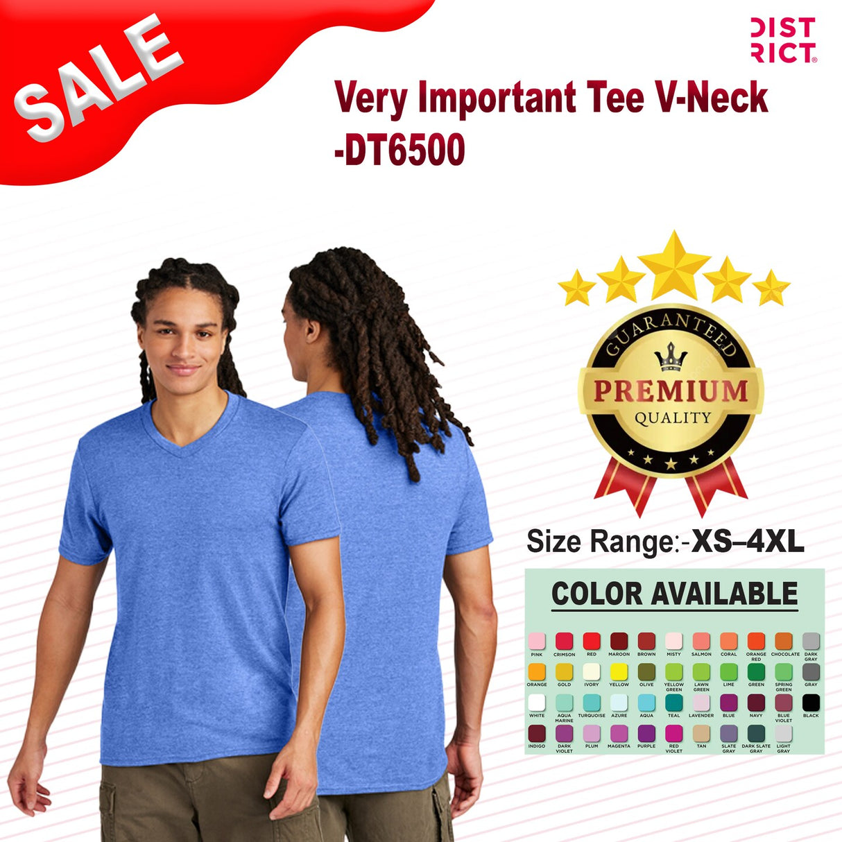 District® Very Important Tee V-Neck Short Sleeve