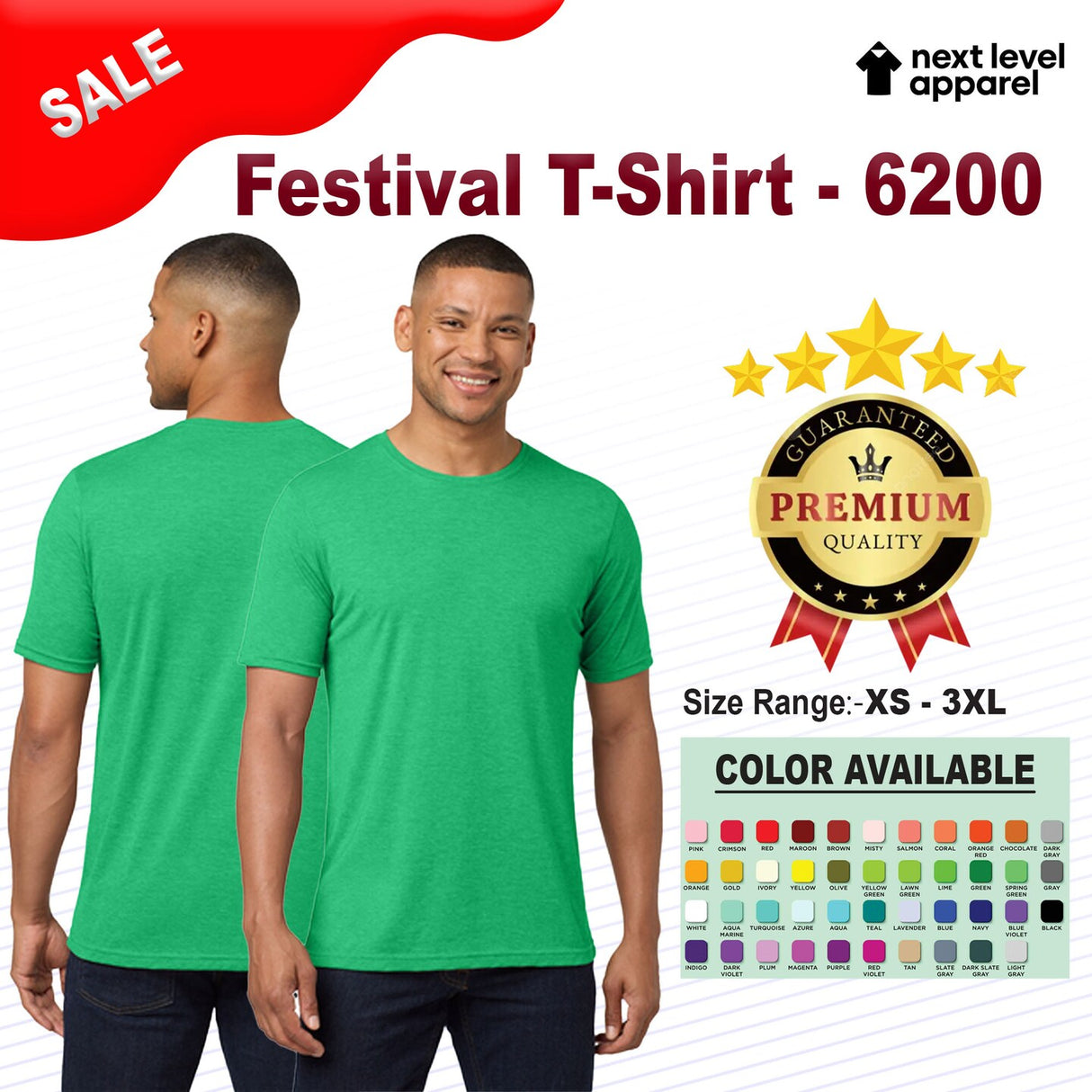 Next Level® Festival Crewneck Short Sleeve T-Shirt