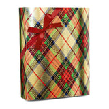 Plaid Christmas Wrapping Paper Traditional Gold Plaid 30 ''x417 '