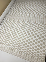 Polyamid Crepe Geometric Gray Beige