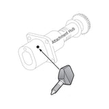 Thumb Screw Assembly (1" Shaft" ) For Hobart OEM # 108197-1