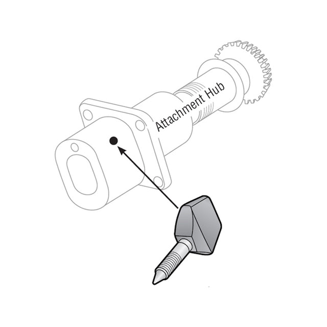 Thumb Screw Assembly (1" Shaft" ) For Hobart OEM # 108197-1