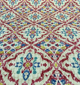 Kelly Ripa Home Seen & Heard Cotton Duck Fabric - Petunia, Pink/Orange/Yellow/Blue/Cream, 54" Width (1 Yard)