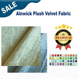 1 Yard Alnwick Plush Velvet Fabric