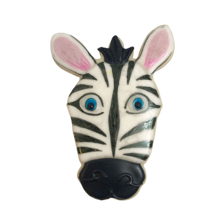 Zebra Face Cookie Cutter 4 in B1579