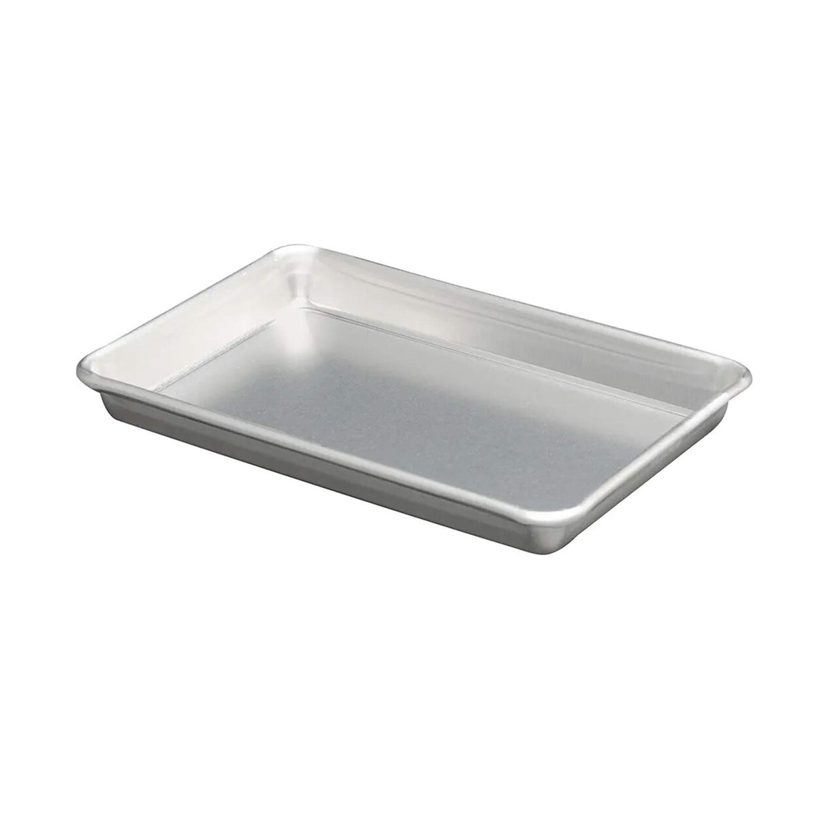 Eighth Size Sheet Pan 16 Gauge Aluminum Natural Finish 9.5" L x 6.5" W x 1" H