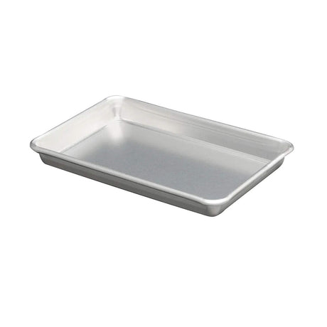 Eighth Size Sheet Pan 16 Gauge Aluminum Natural Finish 9.5" L x 6.5" W x 1" H