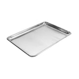18" x 13" Half Size Sheet Pan 18 Gauge Aluminum Closed Bead Rim