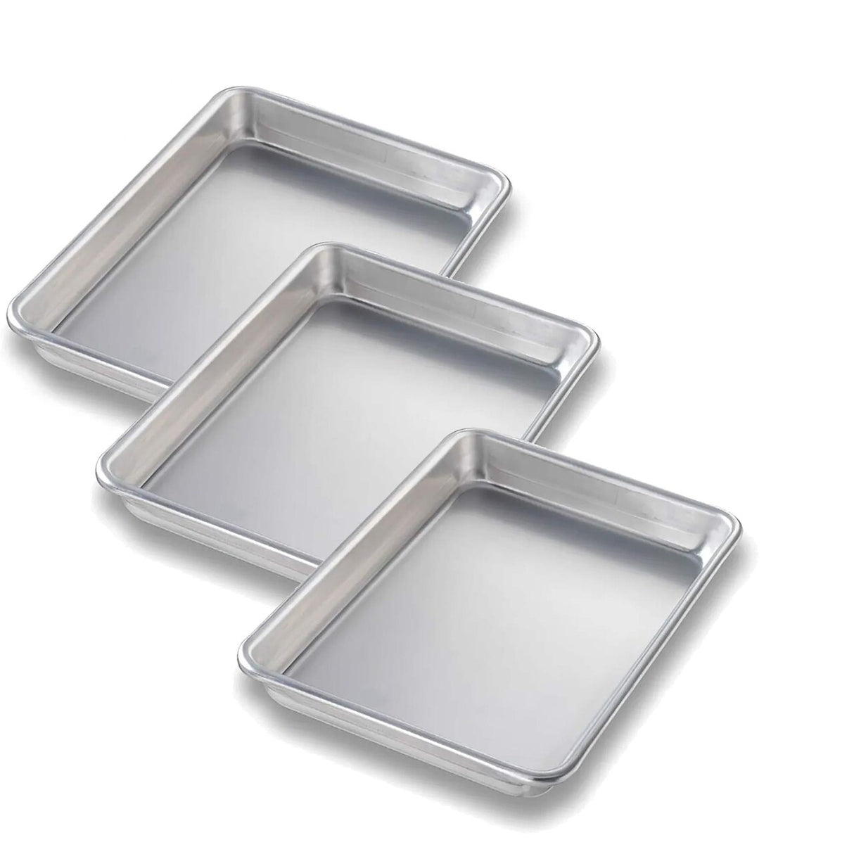 9" x 6" Eighth Size Sheet Pan 16 Gauge Aluminum Chicago Metallic