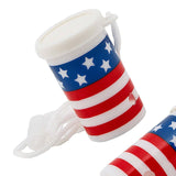 2 1/4" Patriotic Red, White & Blue Air Blaster Toys 12 Pc.