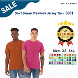 BELLA+CANVAS® Short Sleeve Crewneck Jersey Tee