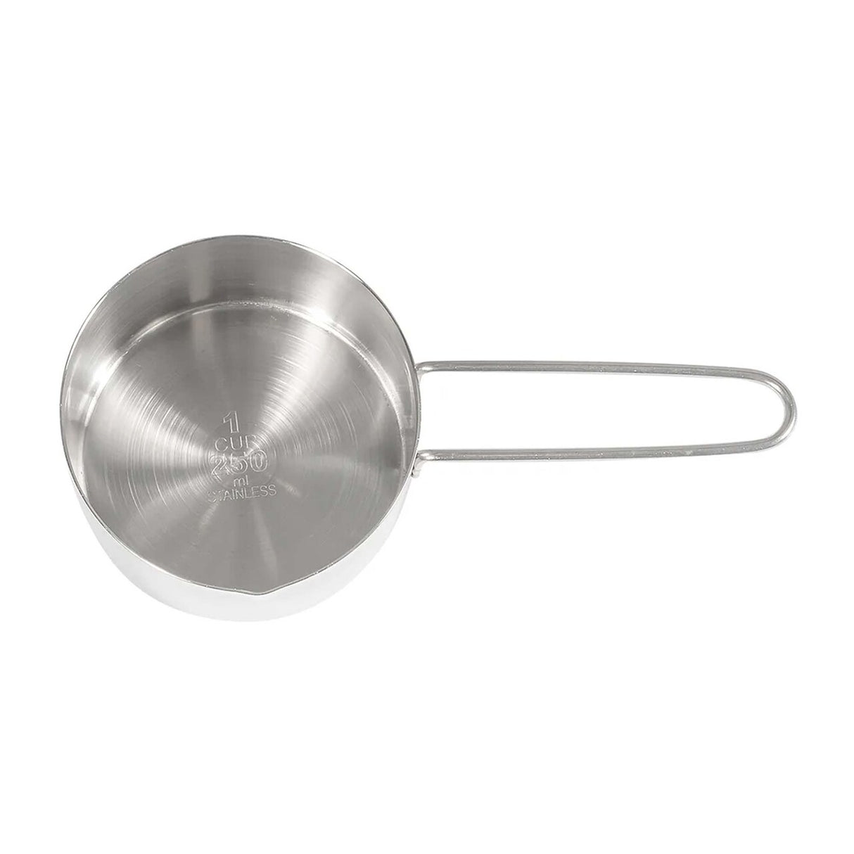 1 Cup Stainless Steel Measuring Cup Wire Loop Handle