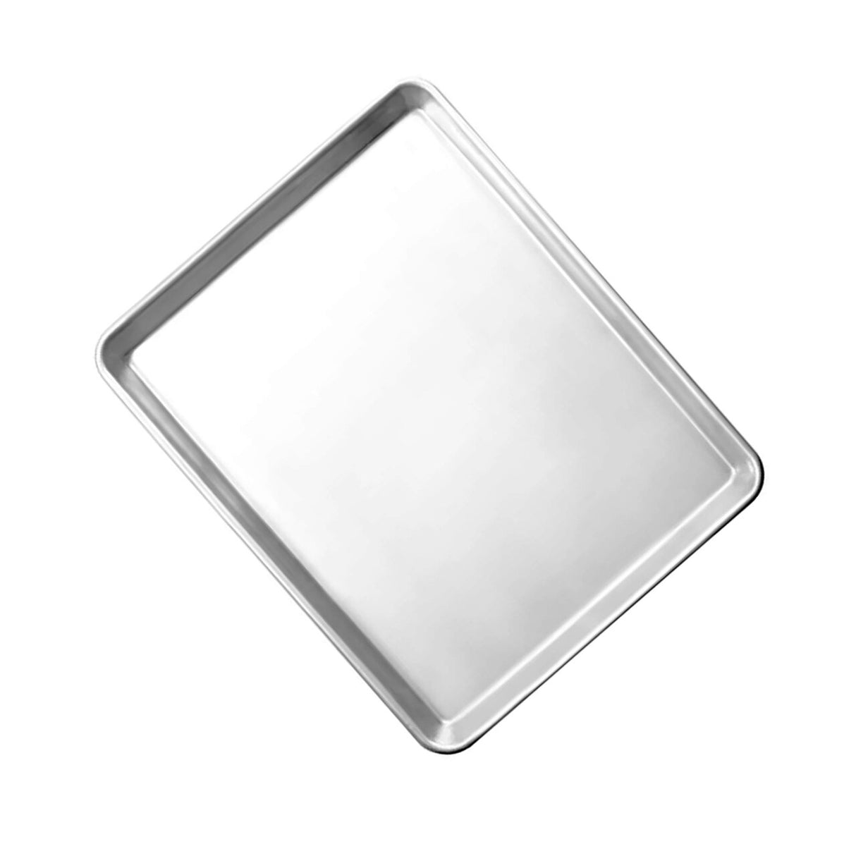 18" x 26" Full Size Sheet Pan 16 Gauge Aluminum Galvanized Wire Rim