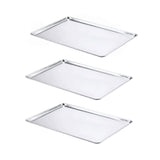 21" L x 15" W x 1" H Two-Third Size Bun Pan 20 Gauge Aluminum