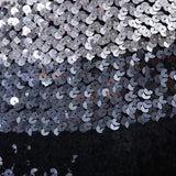 1 Yard 6.25" Silver, Gunmetal & Black Ombre Stretch Sequin Ultra Wide Trim